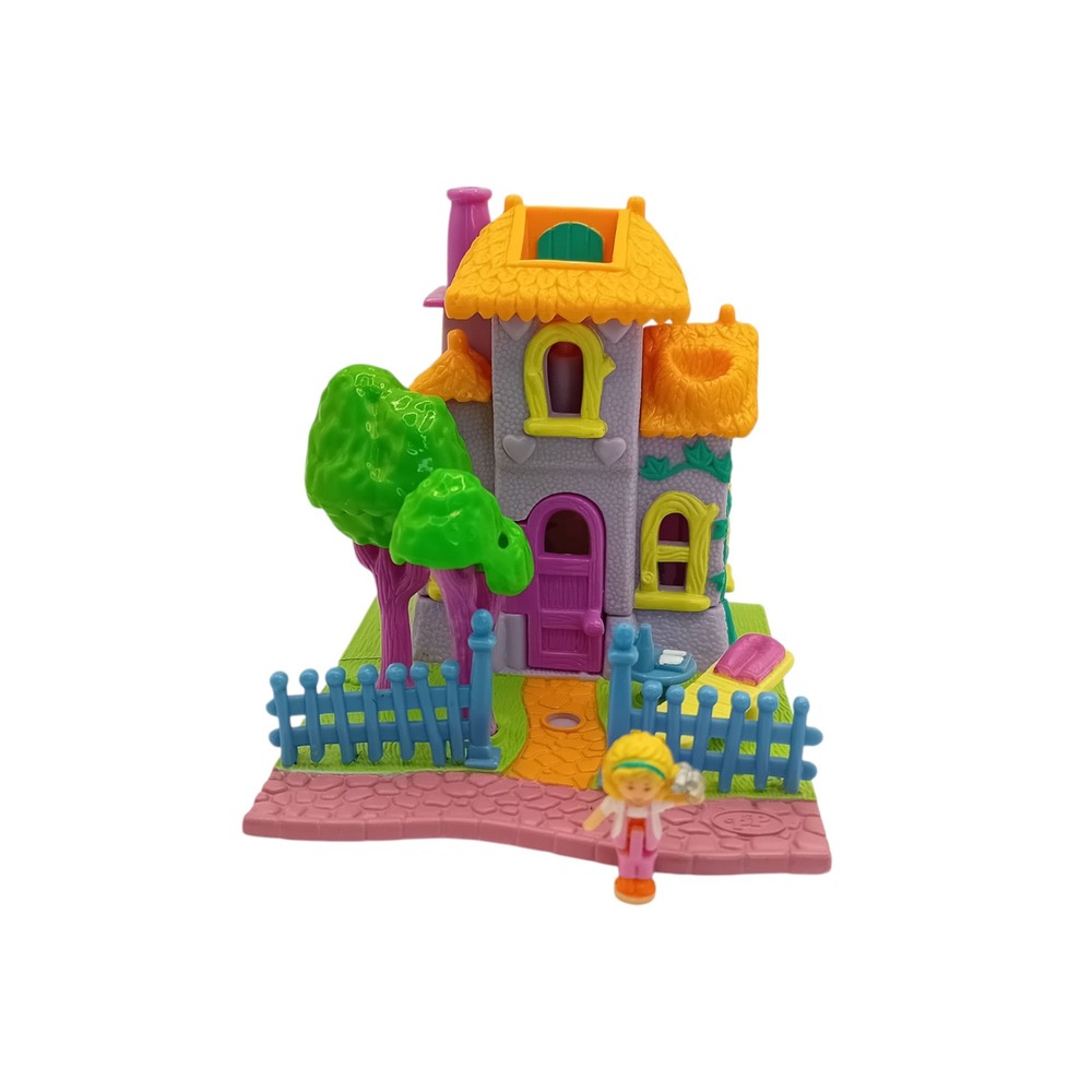 VTG 1994 Bluebird Polly Pocket Giraffe House Animal Wonderland Playset 1‎ Figure